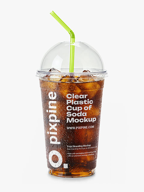 Cup datar klasik dengan dome lid