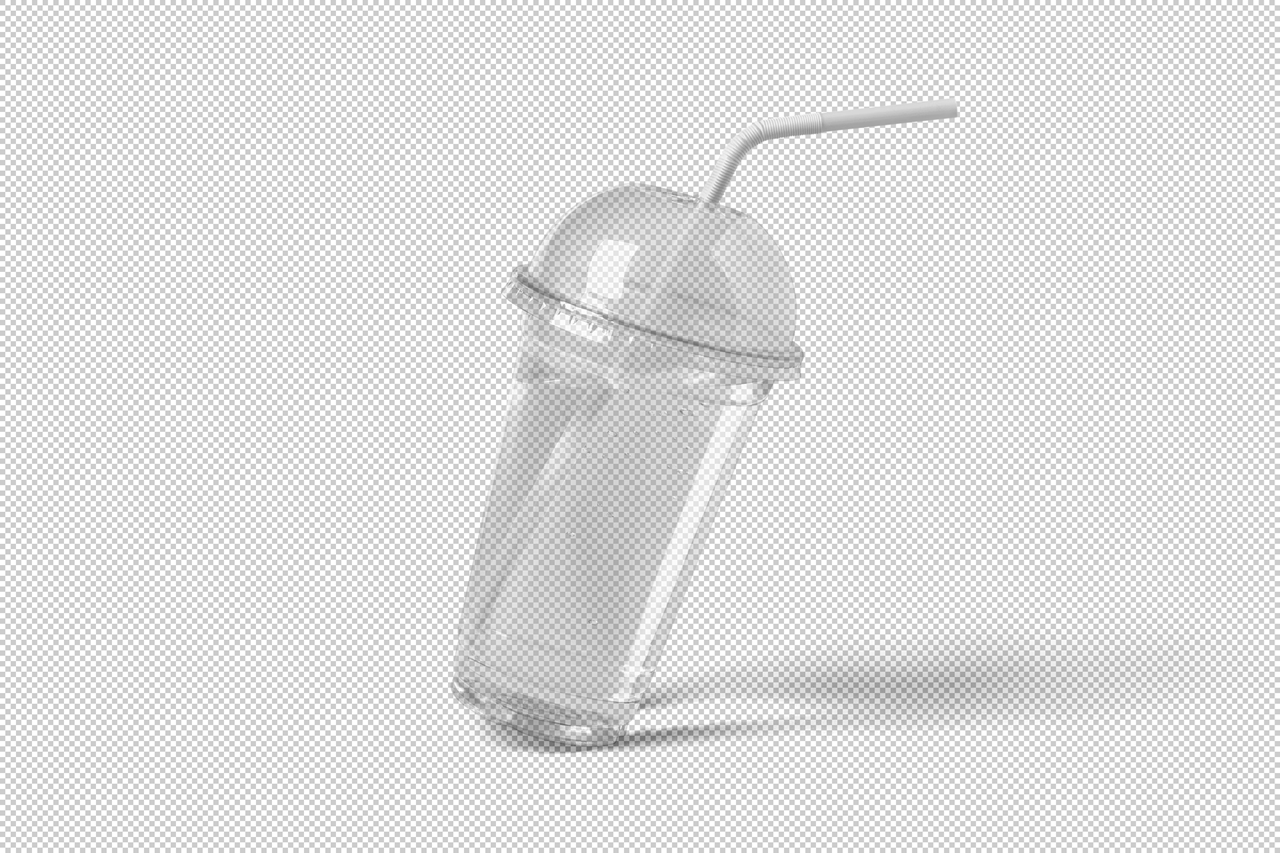 Cup plastik polos tanpa branding